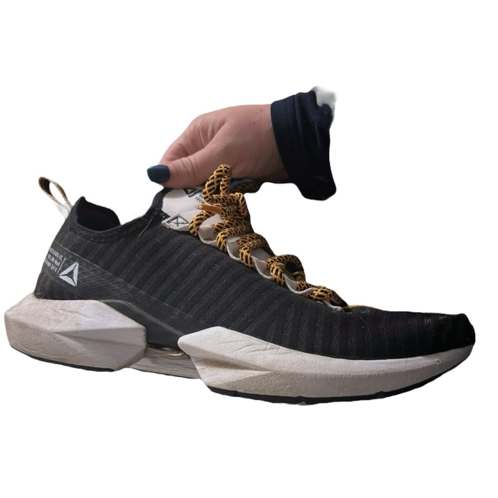 Reebok Mens Sole Fury SE DV6919 Black Running Shoes Sneakers Size 11.5